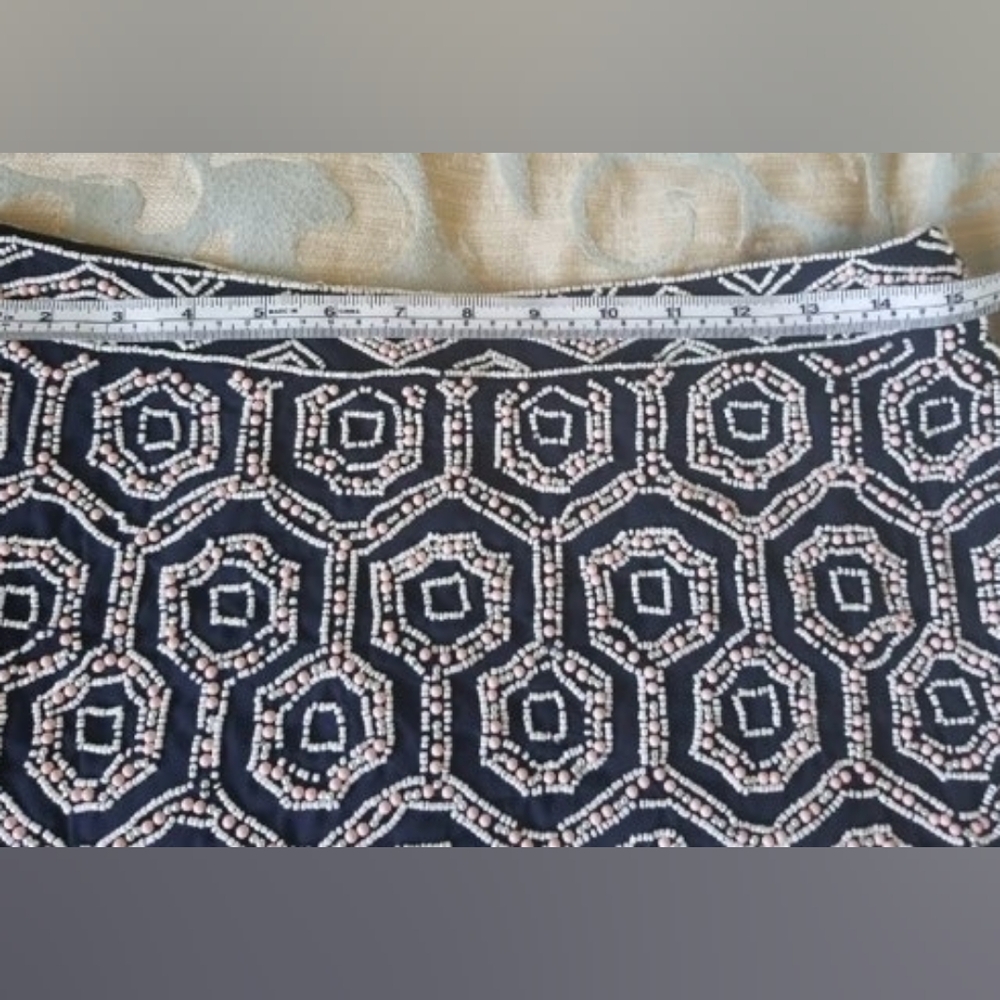 Geometric Patterned Beaded Skirt - image 6